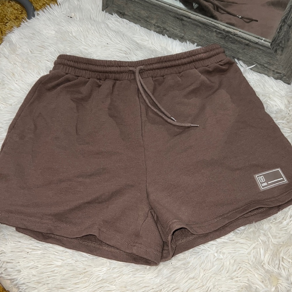 Brown Sweat-shorts